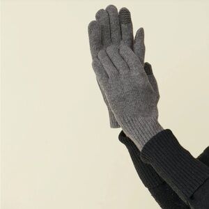 Cashmere Gloves FibreHeat SOLD OUT Unisex With Self Heating Liners Size 8 / 9
